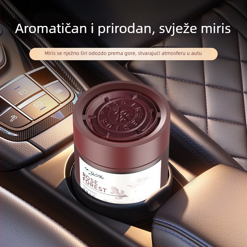 Philox Auto aromaterapija – Stakleni držač parfema, čvrsti balzam, Yilan miris, 61–90 sati isparavanja