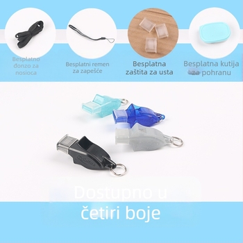 Piskalica s delfinovim dizajnom – dječja plastična pištaljka za nogomet i košarku, ABS materijal