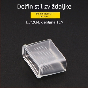 Hua Zai PVC zviždaljka sa silikon zaštitnikom usana i navlakom za zviždaljku