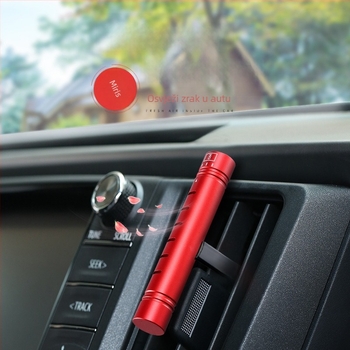 Auto aromaterapijski ukras za ventilacijski otvor – aluminijska legura, klip za izlaz zraka, cvjetni miris, 0,1 g, trajanje mirisa 16–30 dana