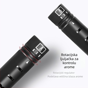 Auto aromaterapijski ukras za ventilacijski otvor – aluminijska legura, klip za izlaz zraka, cvjetni miris, 0,1 g, trajanje mirisa 16–30 dana