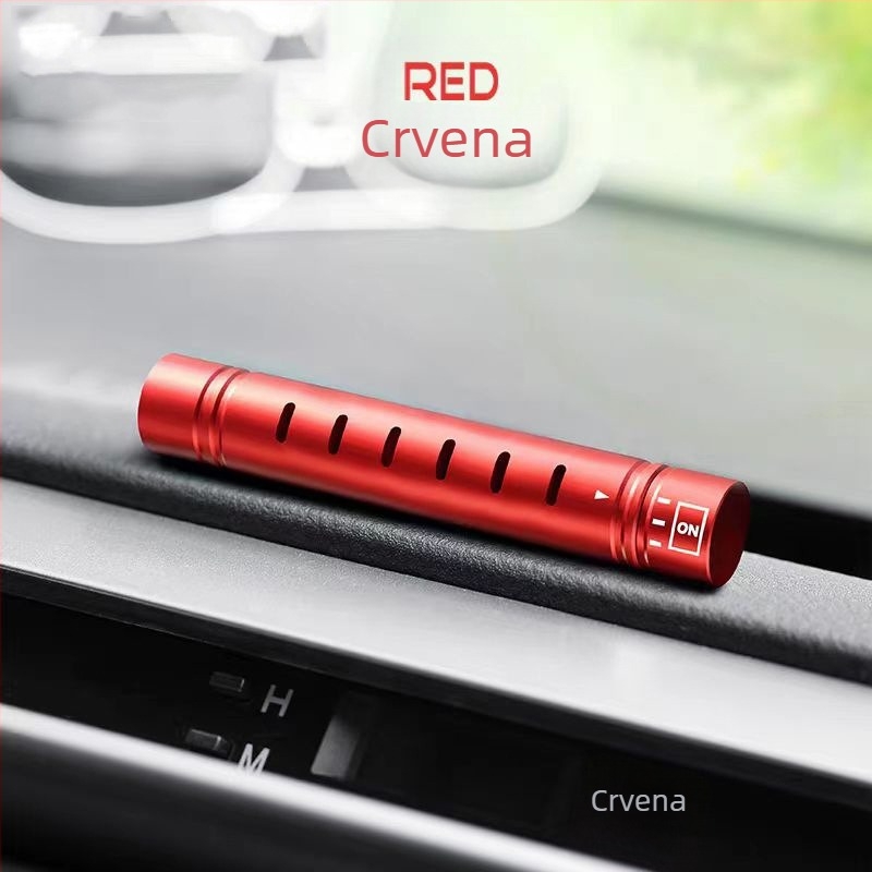 Auto aromaterapijski ukras za ventilacijski otvor – aluminijska legura, klip za izlaz zraka, cvjetni miris, 0,1 g, trajanje mirisa 16–30 dana