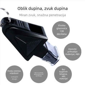 Trokutna zviždaljka, visokotonac, ABS, Wei Yan, za košarkaške treninge i suđenje