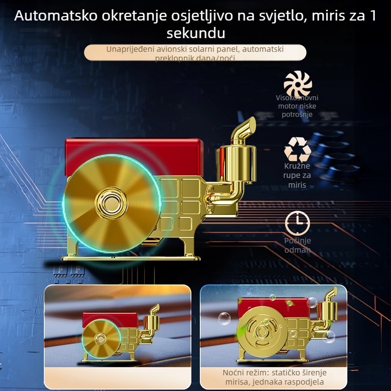 Držač auto parfema od legure, stil kineske tradicije, aromaterapija, marka: Ostalo