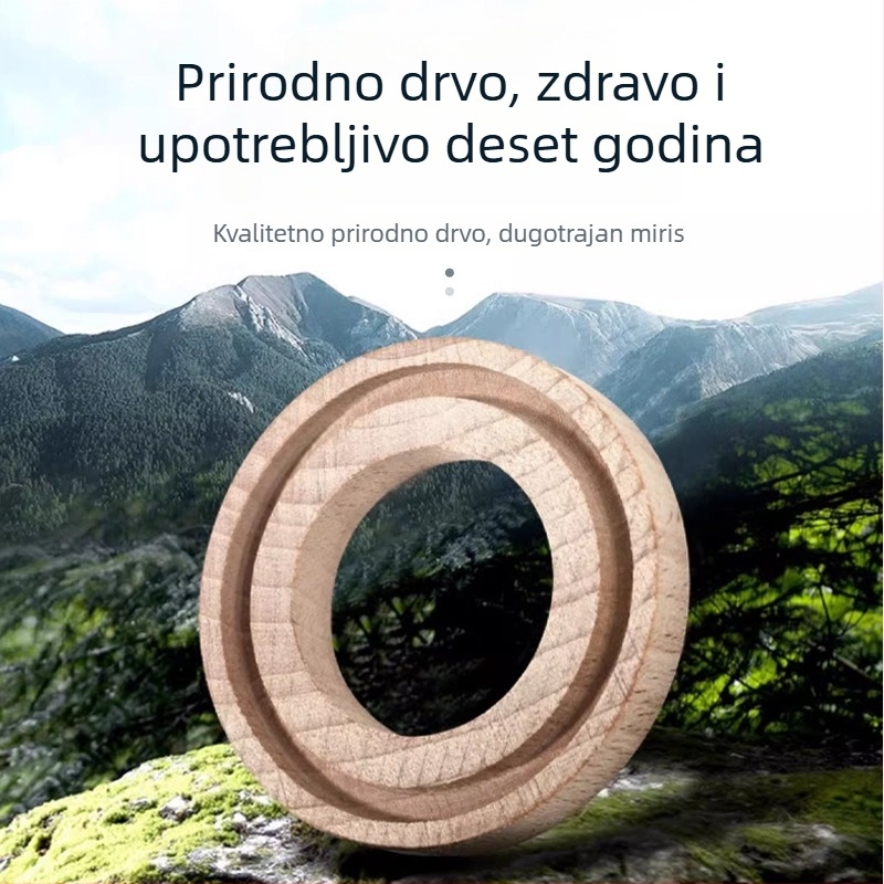 Solarni auto-aromator za sjedište — Citrus Ocean / Gardenia, 5–10 ml, aromaterapija u automobilu