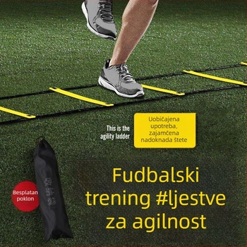 Set ljestvi za agilnost za nogomet – PP materijal, Riding Track oprema za trening, prilagodba dostupna, privatna etiketa s licenciom