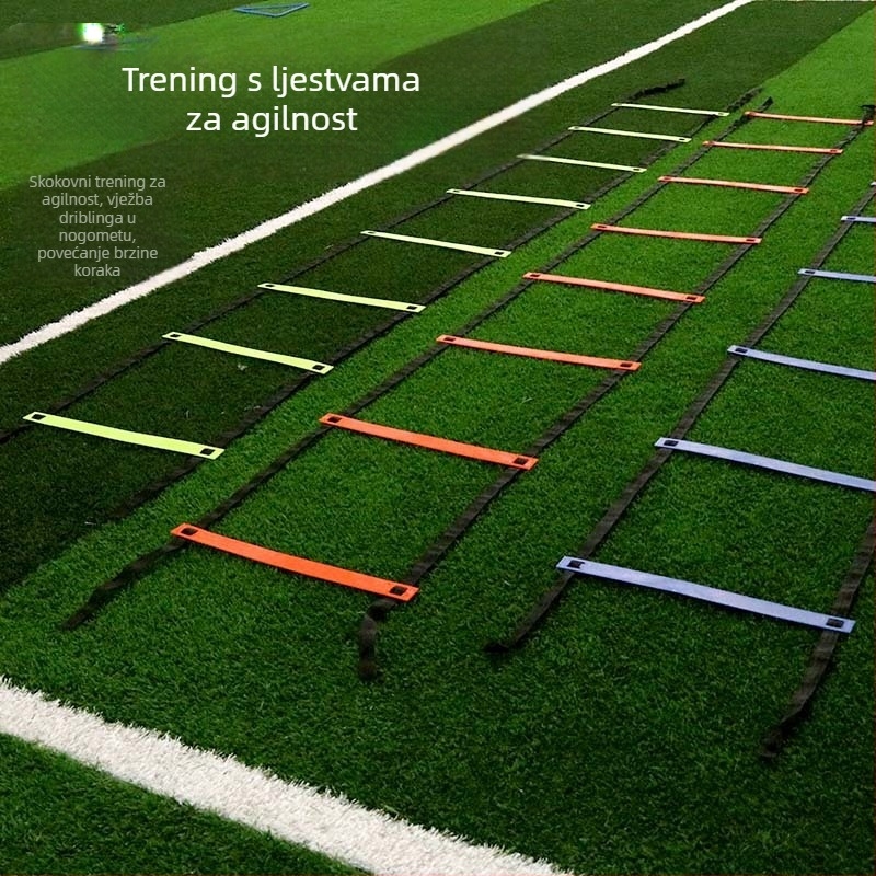 Set ljestvi za agilnost za nogomet – PP materijal, Riding Track oprema za trening, prilagodba dostupna, privatna etiketa s licenciom