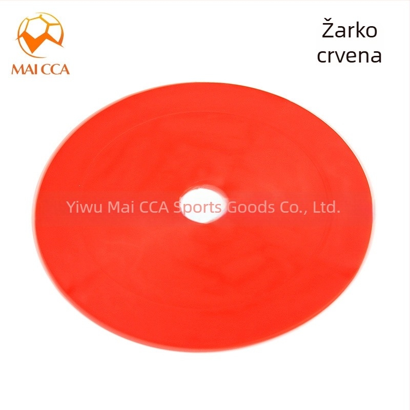 MAICCA disk za označavanje treninga nogometa - plosnati okrugli disk za označavanje terena, materijal TPR, prilagodljivo obrađivanje, pomoćni alat za trening nogometa
