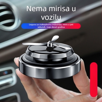 Držač automobilski parfem od aluminijske legure, prirodan miris drveta, prirodno isparavanje mirisa, marka Fawn running, prilagodljiv logotip