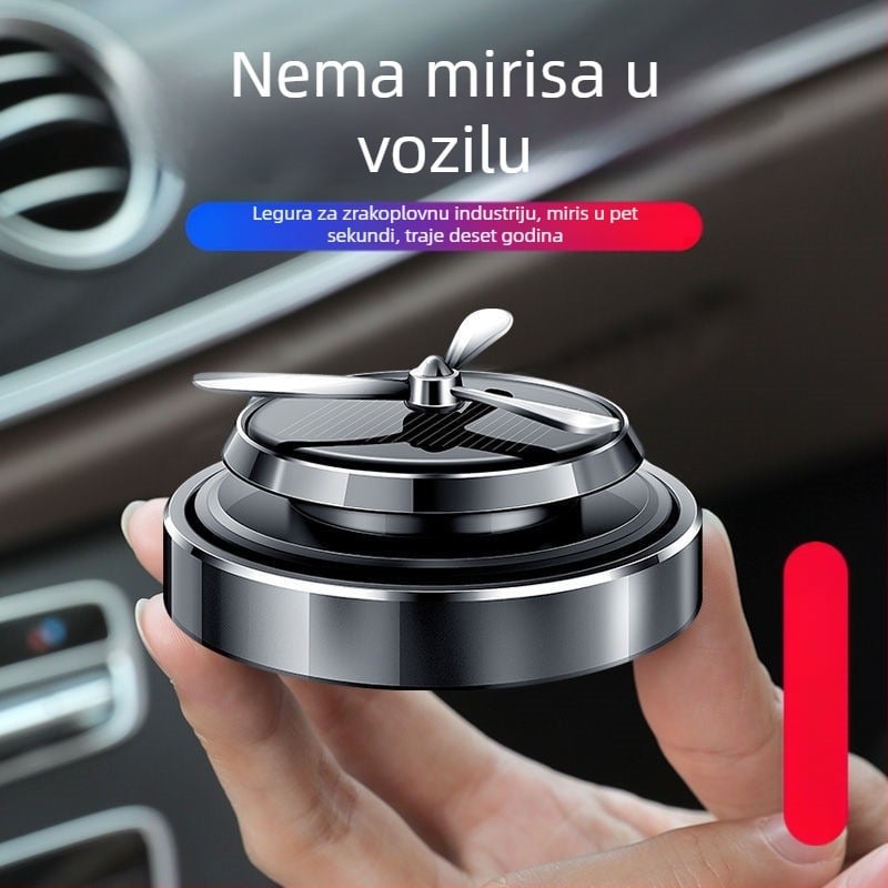 Držač automobilski parfem od aluminijske legure, prirodan miris drveta, prirodno isparavanje mirisa, marka Fawn running, prilagodljiv logotip
