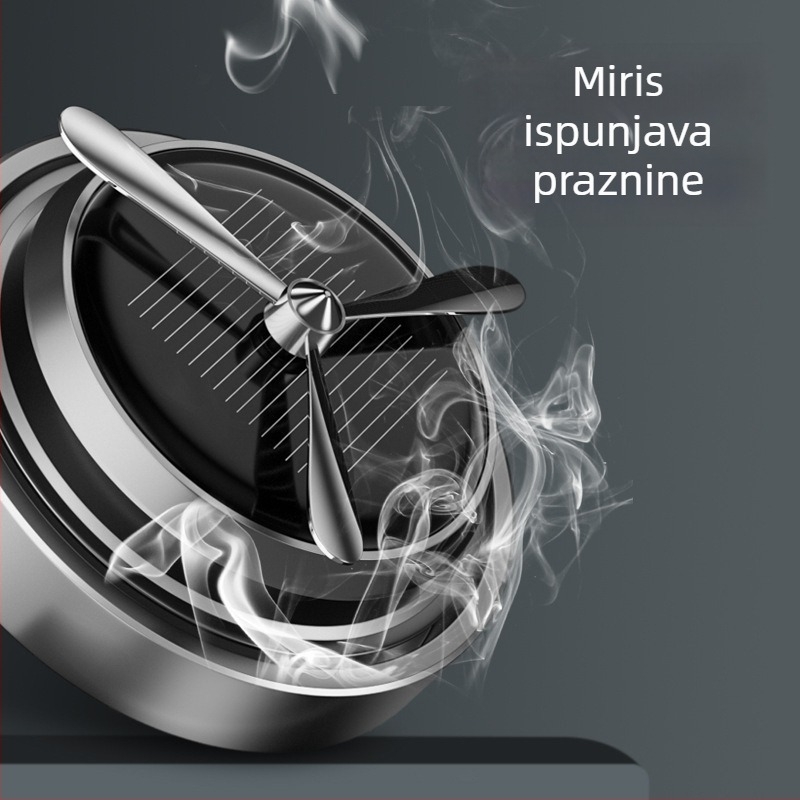 Držač automobilski parfem od aluminijske legure, prirodan miris drveta, prirodno isparavanje mirisa, marka Fawn running, prilagodljiv logotip