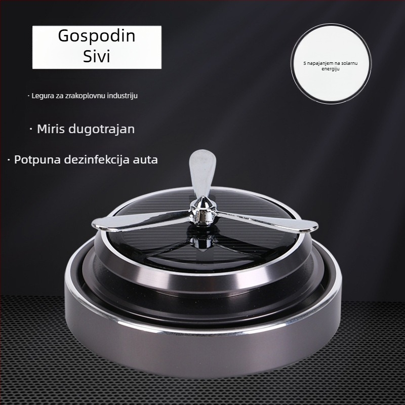 Držač automobilski parfem od aluminijske legure, prirodan miris drveta, prirodno isparavanje mirisa, marka Fawn running, prilagodljiv logotip