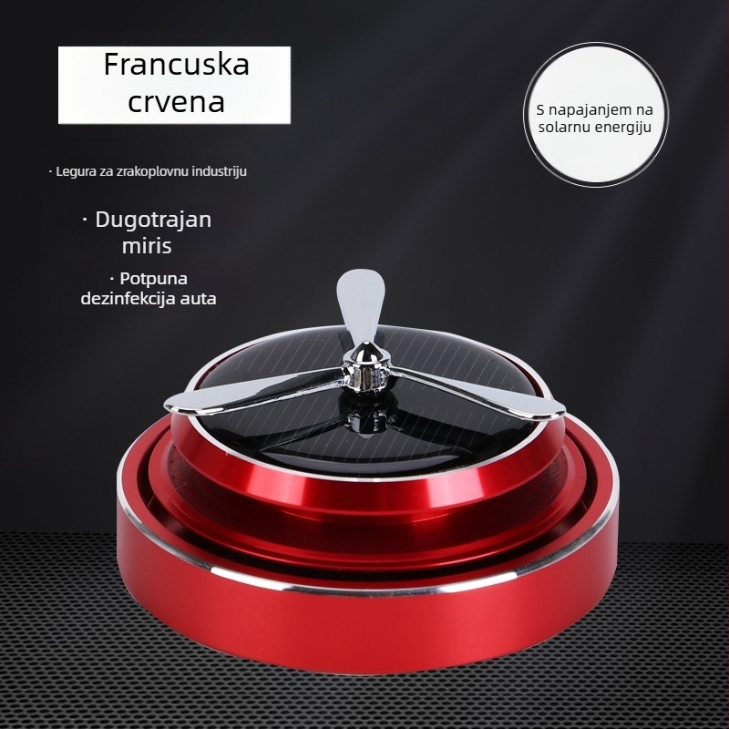 Držač automobilski parfem od aluminijske legure, prirodan miris drveta, prirodno isparavanje mirisa, marka Fawn running, prilagodljiv logotip