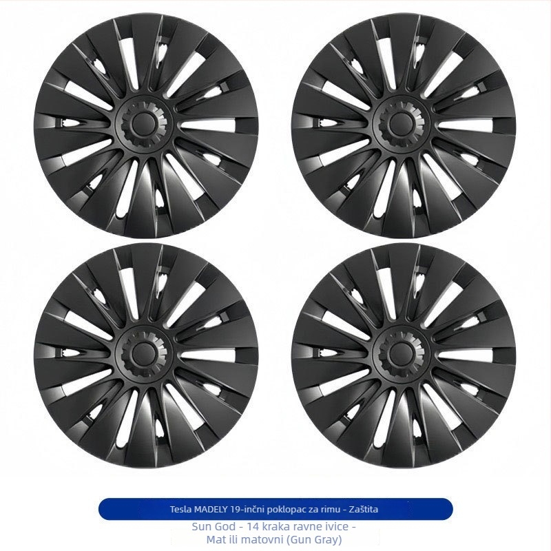 Poklopac kotača za Tesla Model Y/3 – plastični, prilagodljiv, kompatibilan s Model Y/3, podrijetlo Guangzhou