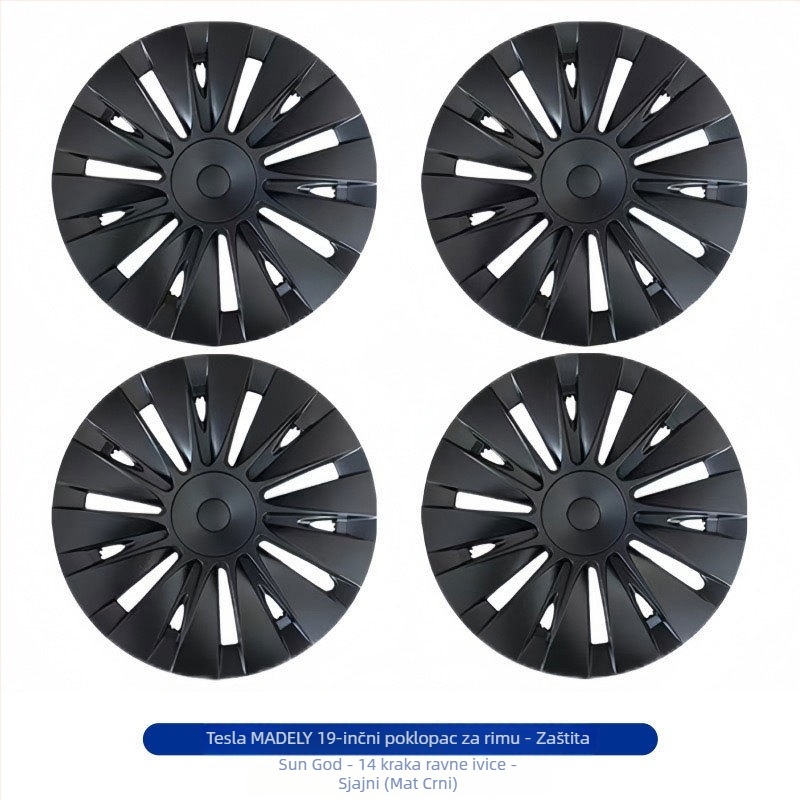 Poklopac kotača za Tesla Model Y/3 – plastični, prilagodljiv, kompatibilan s Model Y/3, podrijetlo Guangzhou