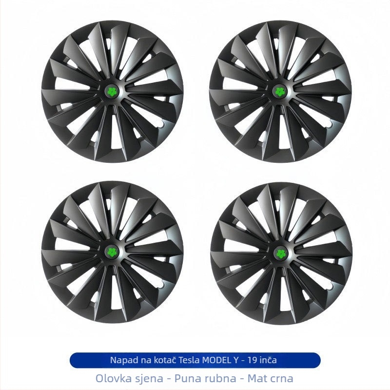 Poklopac kotača za Tesla Model Y/3 – plastični, prilagodljiv, kompatibilan s Model Y/3, podrijetlo Guangzhou