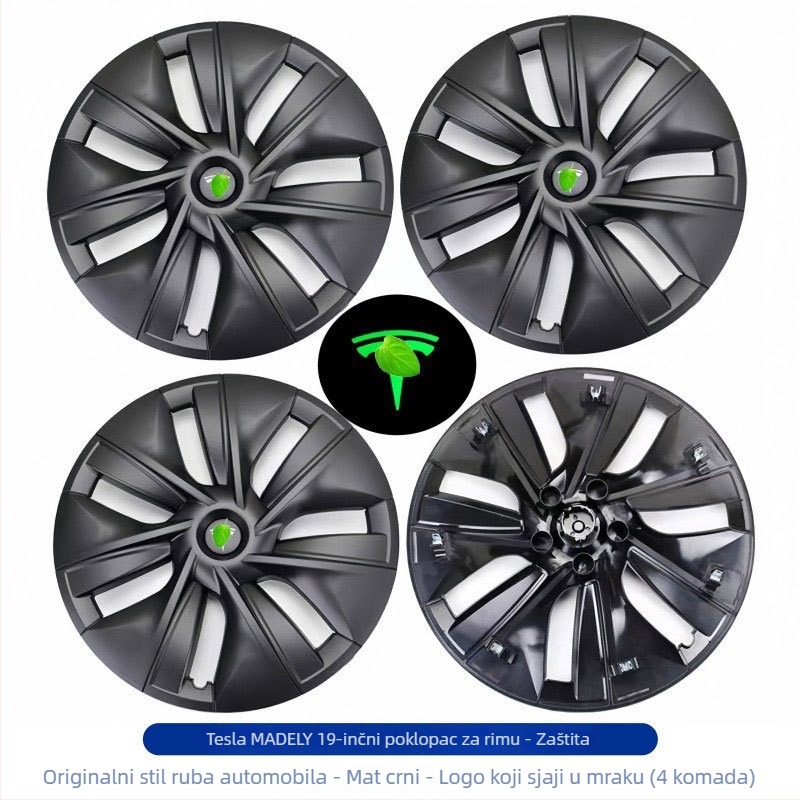 Poklopac kotača za Tesla Model Y/3 – plastični, prilagodljiv, kompatibilan s Model Y/3, podrijetlo Guangzhou