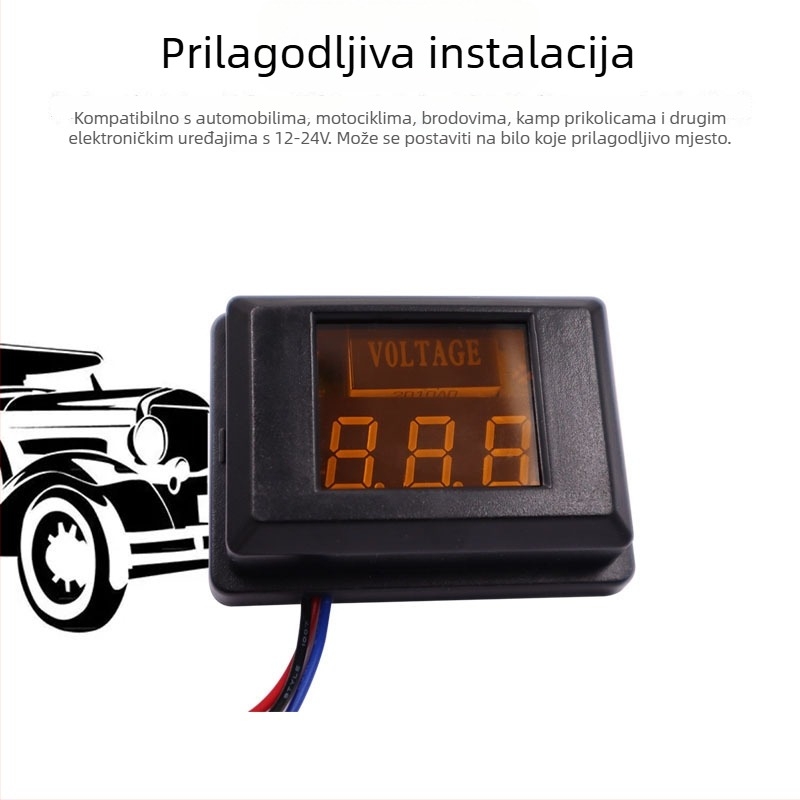 Digitalna glava voltmetra, model 0.36 AC-9-16V, točnost 0.1, promjer Ø57 mm, temperatura okoline -40 do 80°C