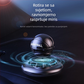 CHEGES solarno-rotirajući difuzor za aromaterapiju u automobilu, Frezija miris, volumen manje od 5 ml, isparavanje više od 90 dana