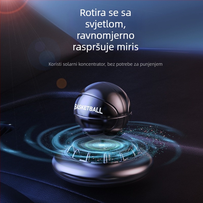 CHEGES solarno-rotirajući difuzor za aromaterapiju u automobilu, Frezija miris, volumen manje od 5 ml, isparavanje više od 90 dana