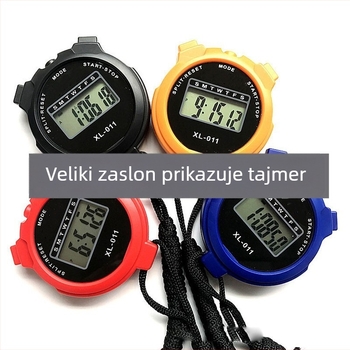 Elektronička štoperica - mysports, ABS kućište, funkcija pauze, štoperica/timer