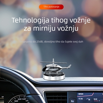 Solarna helikopterska ukras za automobil – miris, rotirajući dekor unutrašnjosti