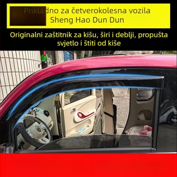 Kišni vizir za prozor za model Sheng Ang Dun Dun – PU materijal, bez prilagodbe