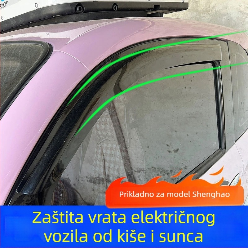 Kišni vizir za prozor za model Sheng Ang Dun Dun – PU materijal, bez prilagodbe