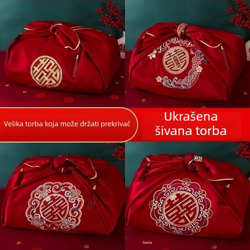 Vjenčani tekstilni set za zamatanje — materijal: tkanina, broj proizvoda 111, kategorizija: Ostale svadbene potrepštine, namjena: vjenčanje