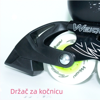 Okvir kočnice za rolerice — točkovi u jednom redu, marka DLS/weft ball, dodaci za rolerice