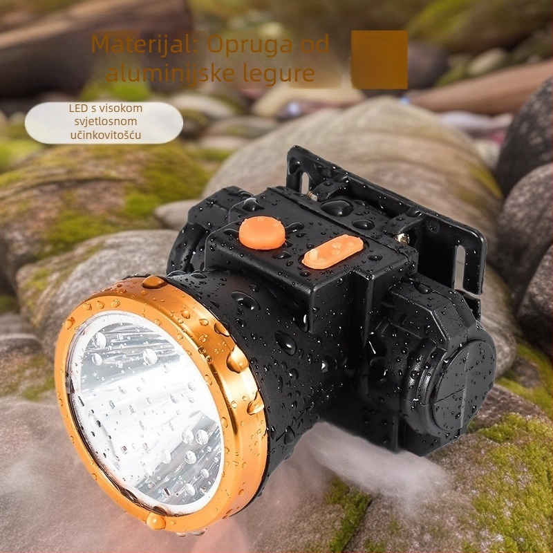 Annuson LED čelna lampica od aluminijske legure, 20W, 400mAh baterija, domet preko 500 m