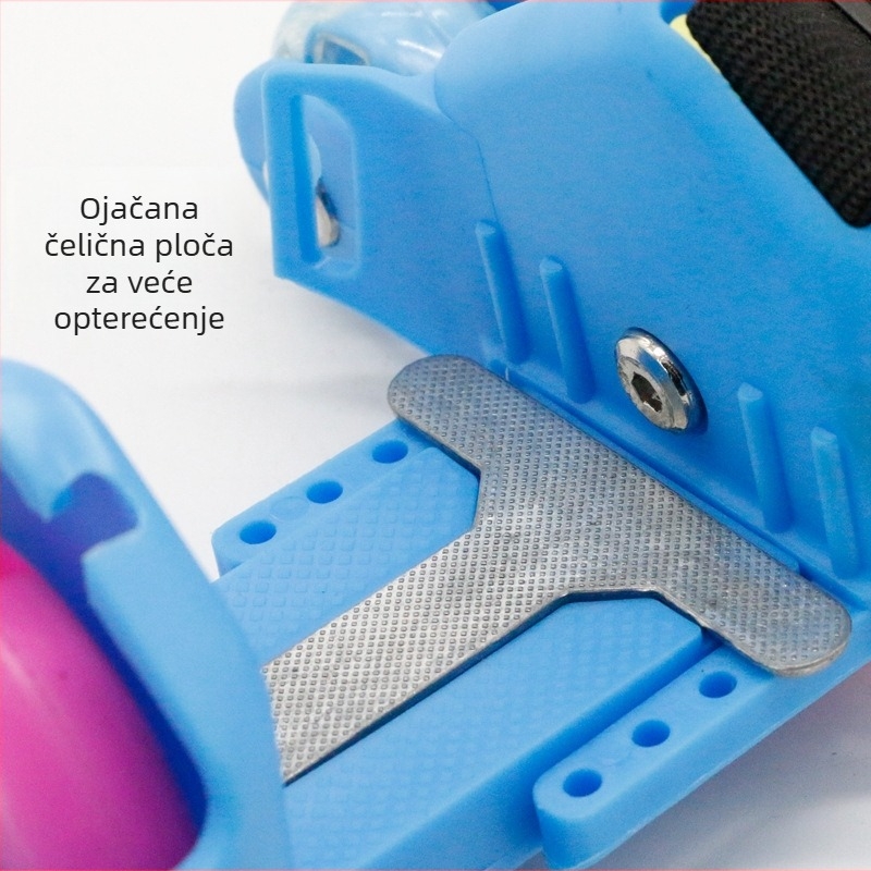 Rolanje za patinanje s dvostrukim redom kotača, PU gornji dio, gumeni potplat, PU kotači, Brand Cool