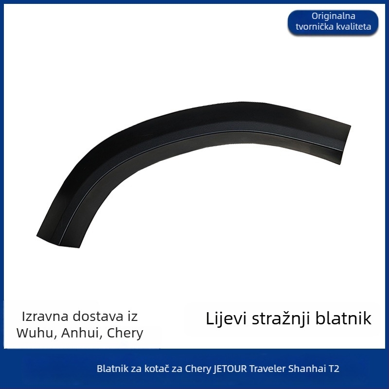 Profil kotačnog luka za Jietu Traveler – Gornji dekorativni panel, prednji i stražnji, lijevi i desni, kompozitni materijal