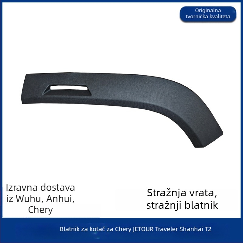 Profil kotačnog luka za Jietu Traveler – Gornji dekorativni panel, prednji i stražnji, lijevi i desni, kompozitni materijal