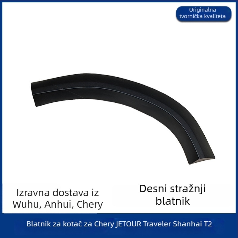 Profil kotačnog luka za Jietu Traveler – Gornji dekorativni panel, prednji i stražnji, lijevi i desni, kompozitni materijal