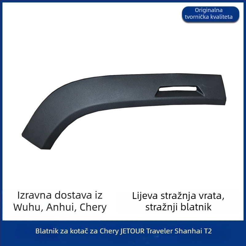 Profil kotačnog luka za Jietu Traveler – Gornji dekorativni panel, prednji i stražnji, lijevi i desni, kompozitni materijal