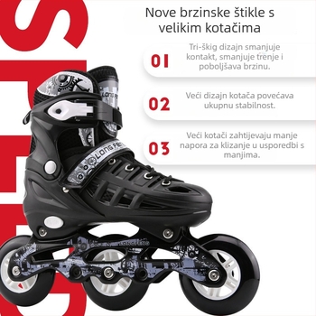 Inline skates s tri kotača, unisex – za ulicu i svakodnevno korištenje
