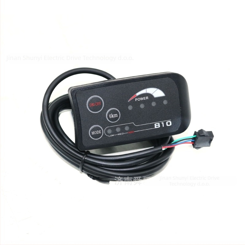 Zuncontrol S810 zaslon za električni bicikl s pomoćnim pogonom, 24/36/48V