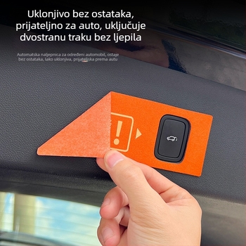 Posebne auto naljepnice za Wenjie M7/M8/M9 sa uzorkom upozorenja, materijal od zamat materijala, montaža ljepilom.