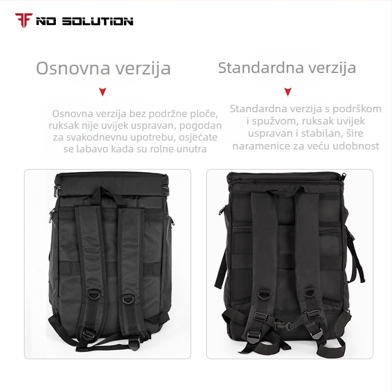 Torba za rolanje i klizanje – gornji dio od PVC-a, PU kotači, tip kotača: jednoredni, marka No Solution