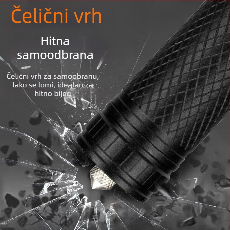 Taktička LED svjetiljka s laserskim zrakom, aluminijska legura, 18650 baterija, vodootporna, domet preko 500 m