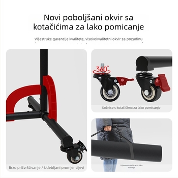 Stativ za pozadinu za streaming - poliester, pogodan za live snimanje, Lei Photo brend, težina 6 kg