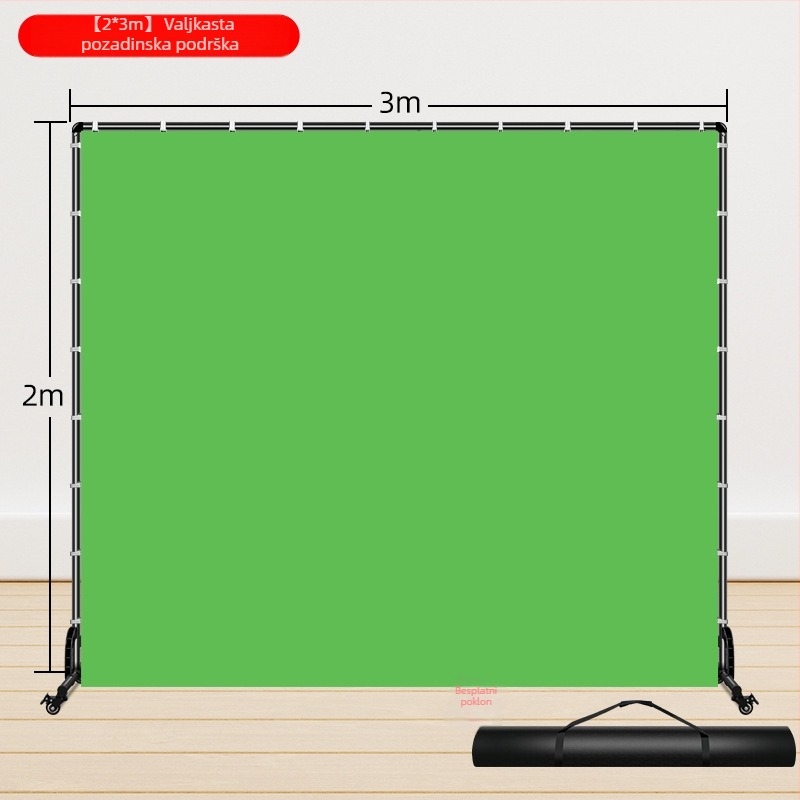 Stativ za pozadinu za streaming - poliester, pogodan za live snimanje, Lei Photo brend, težina 6 kg
