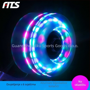 FLTS rol skates s dvostrukim redom PU kotača, univerzalno za odrasle