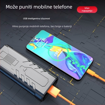 2-u-1 prednje svjetlo za bicikl i svjetiljka, LED 5W, punjiva baterija 800 mAh, vodootporan