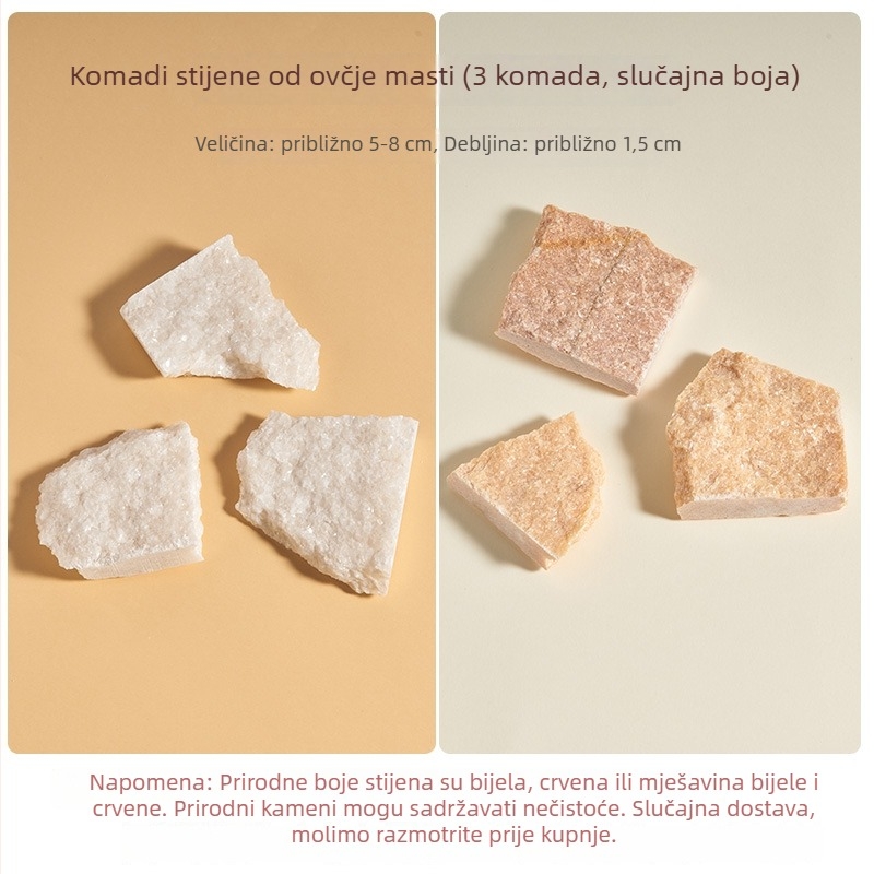 Kamena glava ukras – rekvizit za fotografiranje nakita, dekorativni set