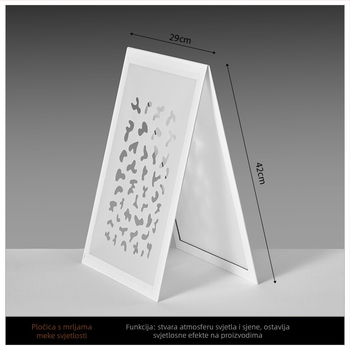 Reflektirajuća ploča — sklopiva ploča za mekano svjetlo s reflektivnim zaslonom; PVC vodootporna; Marka Tengyu; Materijal: papir sa sumpornom kiselinom; Težina: 0,15 kg; Pogodno za fotografiranje proizvoda