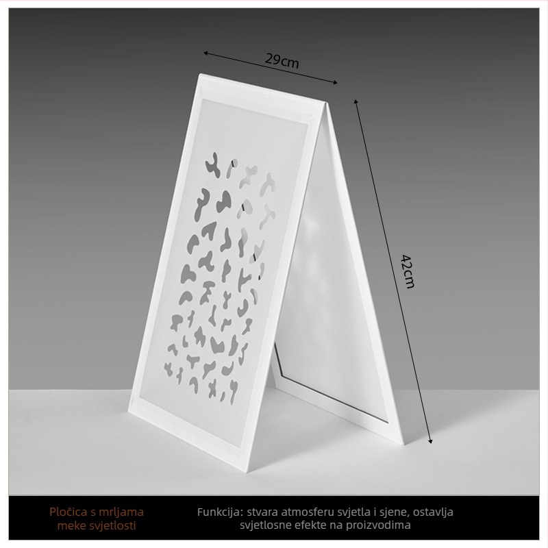 Reflektirajuća ploča — sklopiva ploča za mekano svjetlo s reflektivnim zaslonom; PVC vodootporna; Marka Tengyu; Materijal: papir sa sumpornom kiselinom; Težina: 0,15 kg; Pogodno za fotografiranje proizvoda