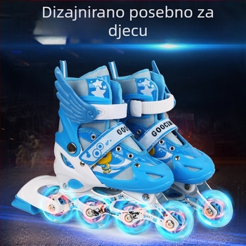 Kangtai Wolf dječje rolice — gornji dio od PU mrežaste tkanine, jednoslojni kotači, ABS kotači, PU potplat