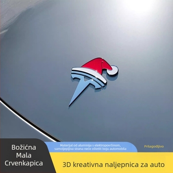 Naljepnice za karoseriju automobila - 3D materijal, brojčani uzorak, ljepilo, za prtljažnik